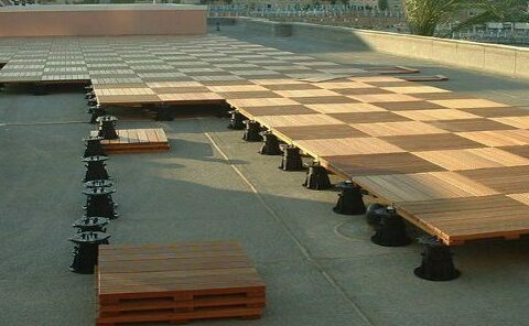 Фальшпол на кровле и террассе 